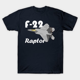 F-22 Raptor with Text T-Shirt